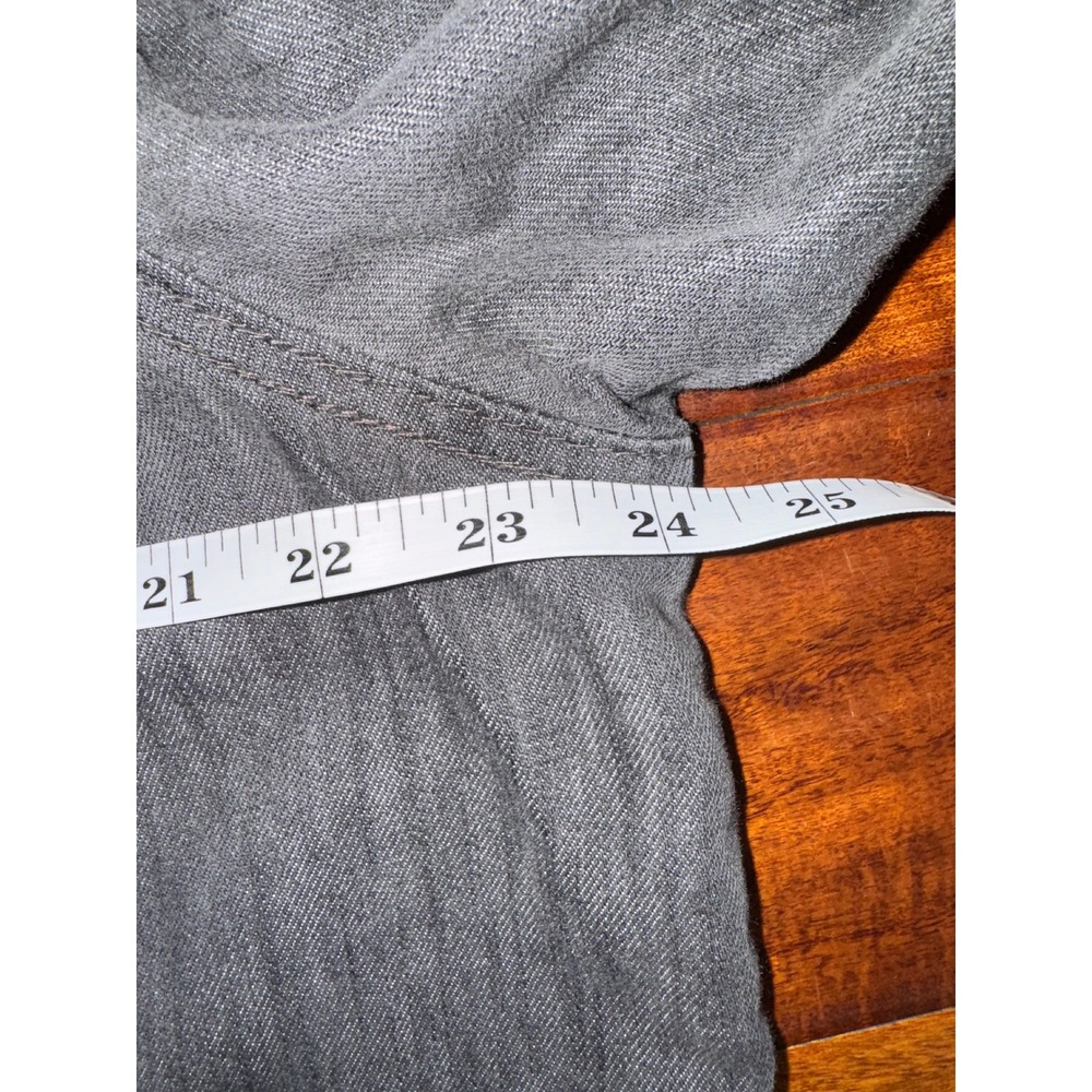 Roamans 18W Denim Jacket Dark Wash Button Front Long Sleeve Women - Picture 3 of 4